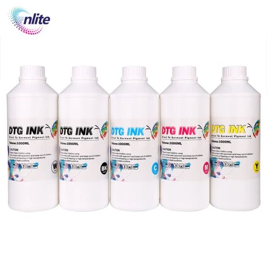 5 cores tinta DTG 1000ml concessões de preço tinta DTG Dx5