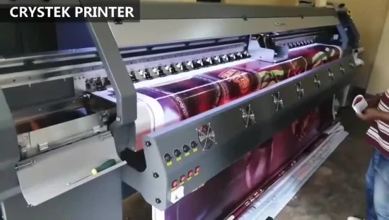 Impressora solvente 10FT Konica 512I de alta velocidade e alta resolução 1440dpi Flex Banner Vinyl Printer